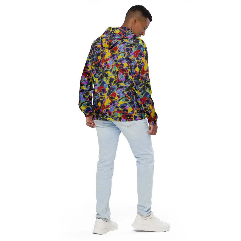 Acid Jewelbox on Men's Windbreaker — Back
