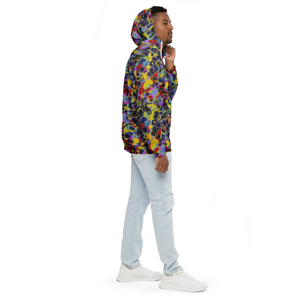 Acid Jewelbox on Men's Windbreaker — Right