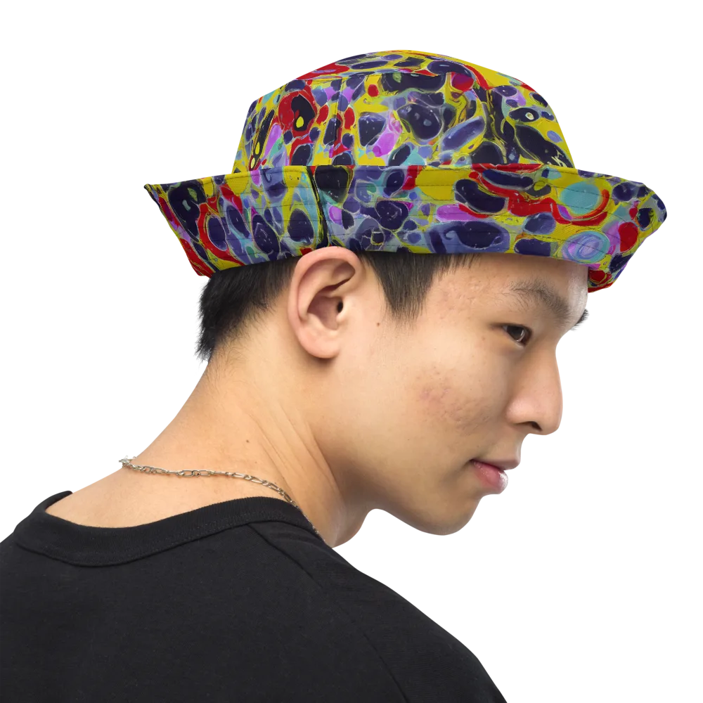 Acid Jewelbox on Reversible Bucket Hat — Right Outside