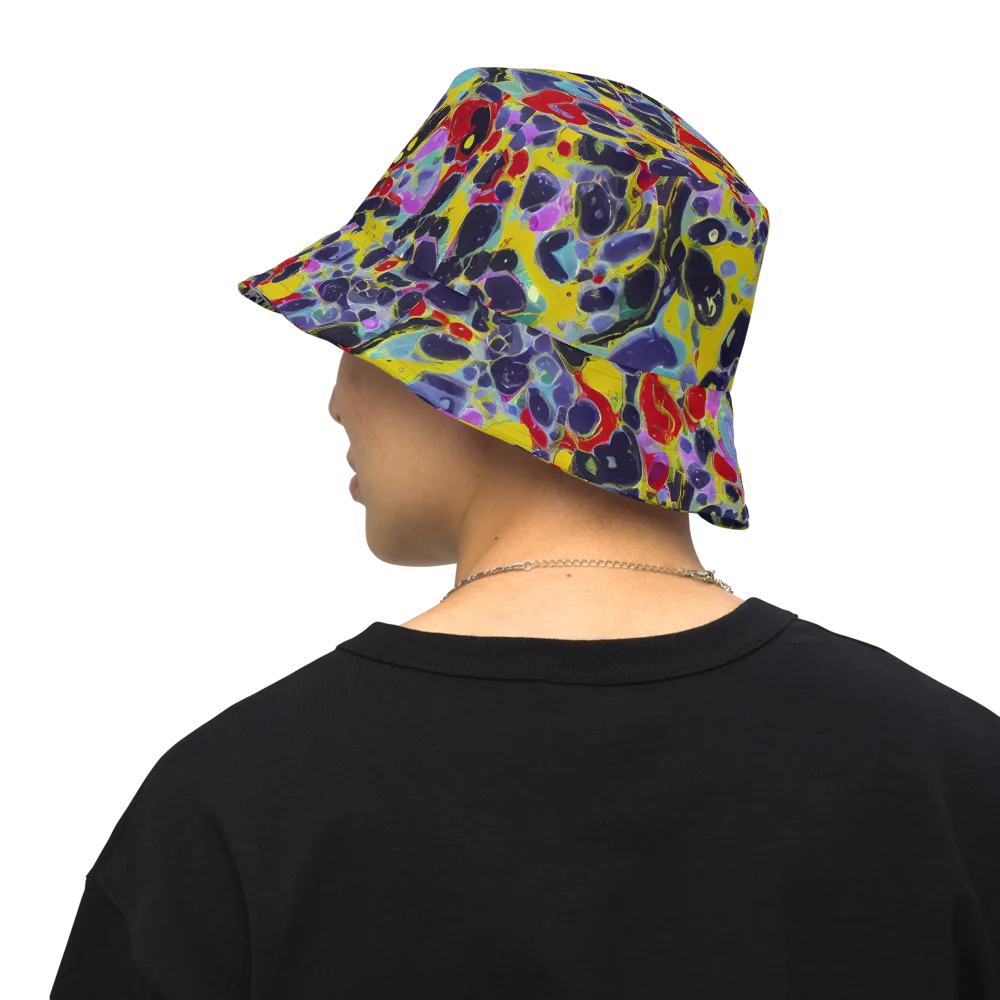 Acid Jewelbox on Reversible Bucket Hat — Back Inside