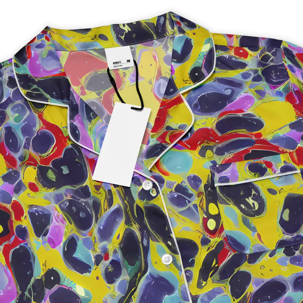 Acid Jewelbox on Women's Short Sleeve Pajama Top — Product details