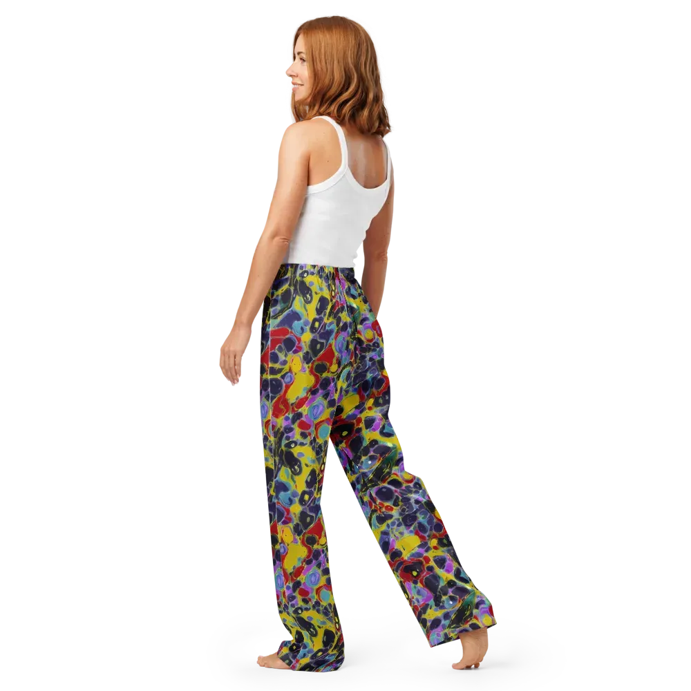 Acid Jewelbox on Women's Pajama Pants — Back