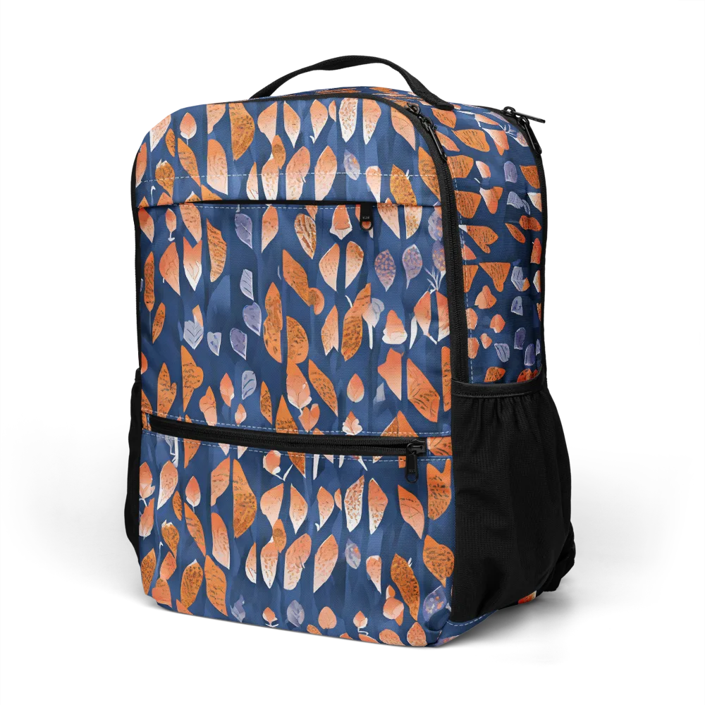 Ember Leaves on Utility Backpack — Left Front