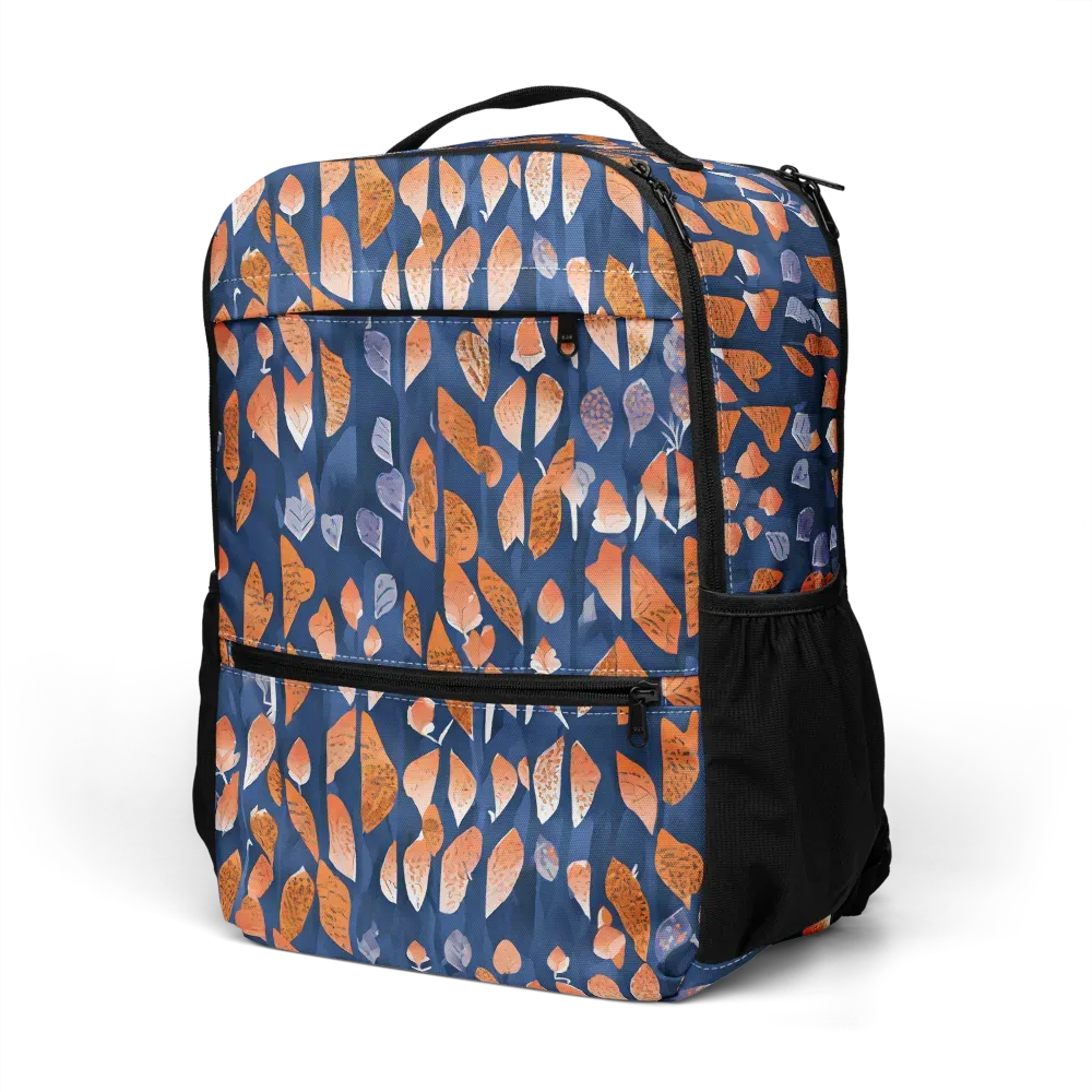 Ember Leaves on Utility Backpack — Left Front