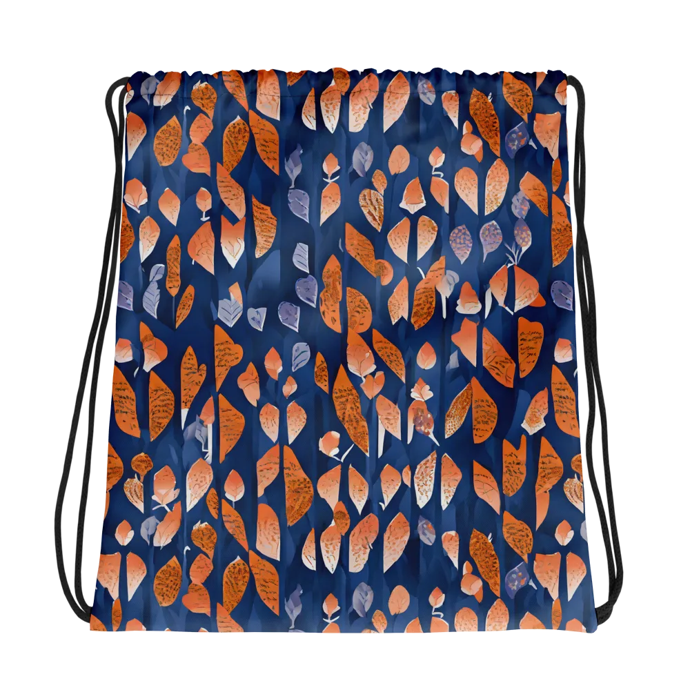 Ember Leaves on Drawstring Bag — Photo