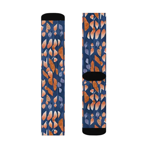 Ember Leaves on a Socks