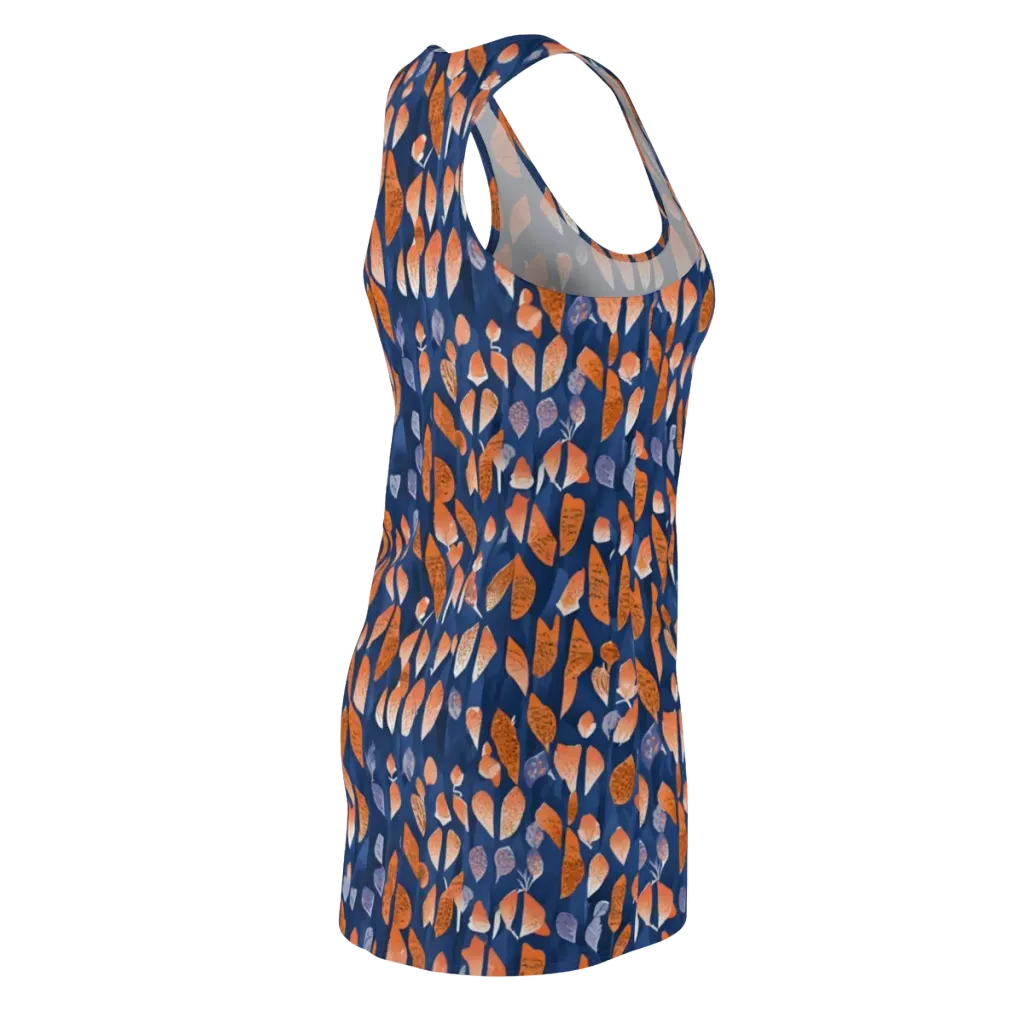 Ember Leaves on Racerback Dress — Back Side