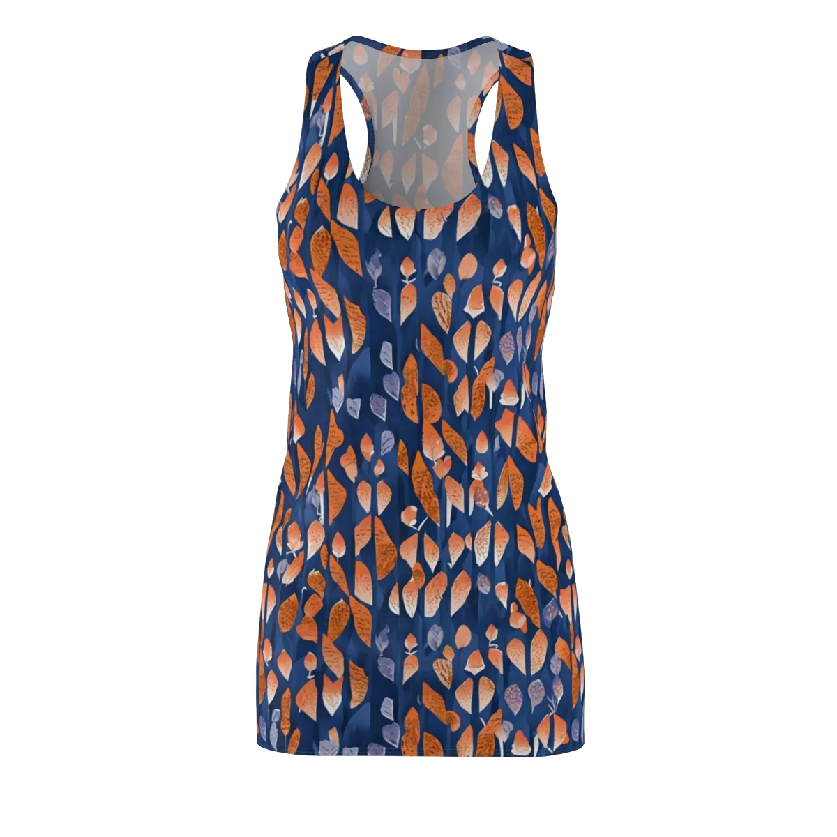 Ember Leaves on Racerback Dress — Front