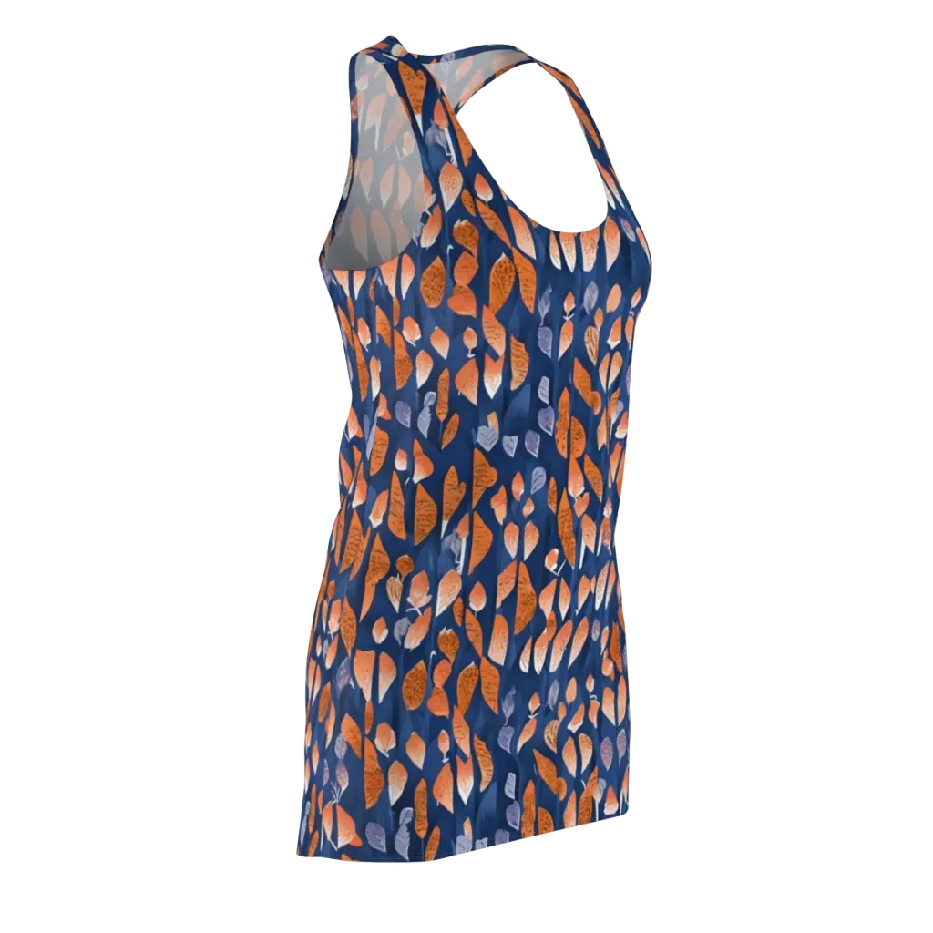 Ember Leaves on Racerback Dress — Front Side