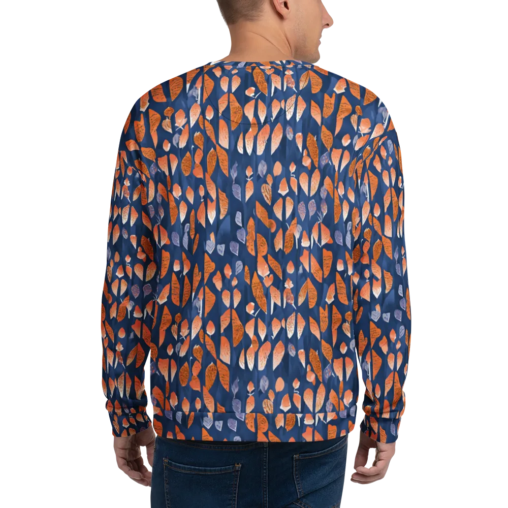 Ember Leaves on Sweatshirt — Back