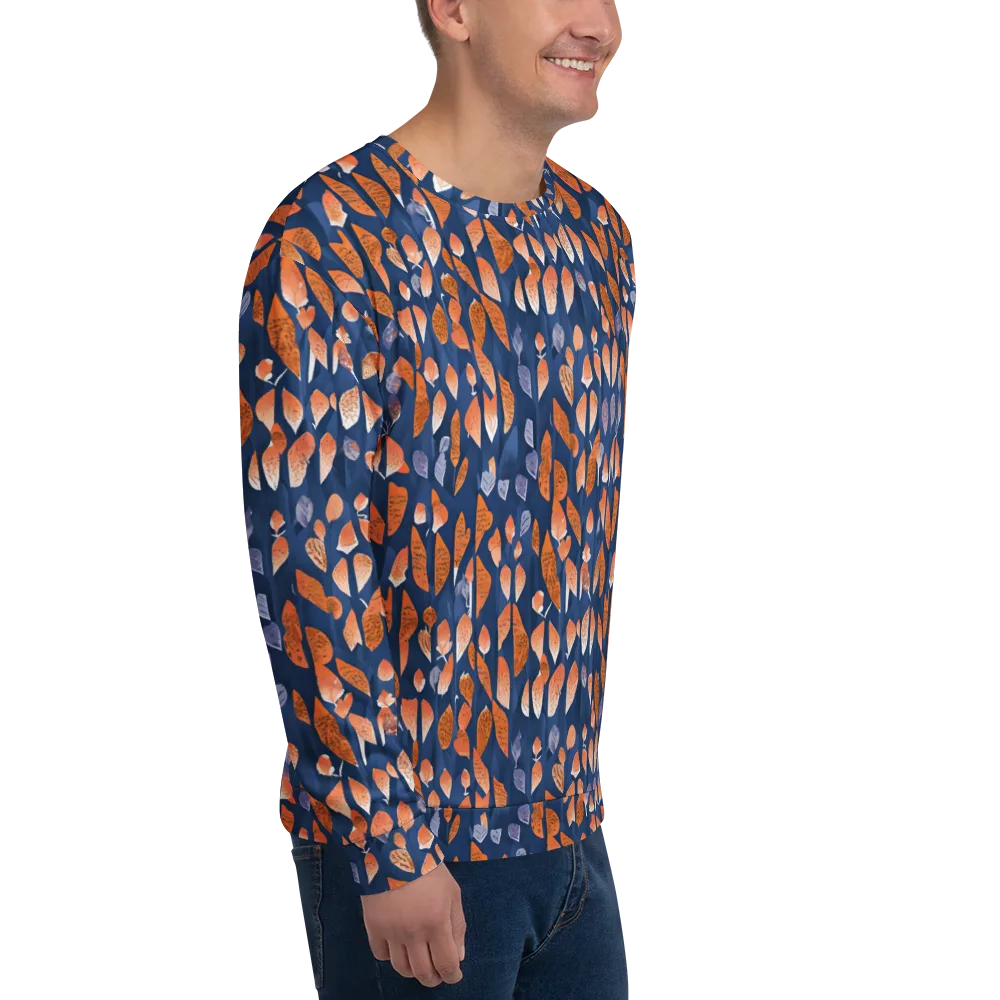 Ember Leaves on Sweatshirt — Right Front