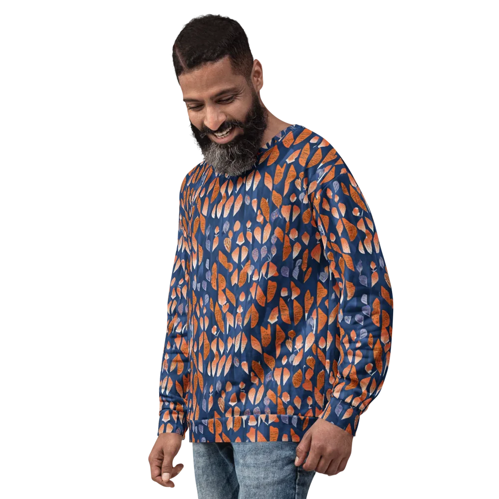 Ember Leaves on Sweatshirt — Left Front
