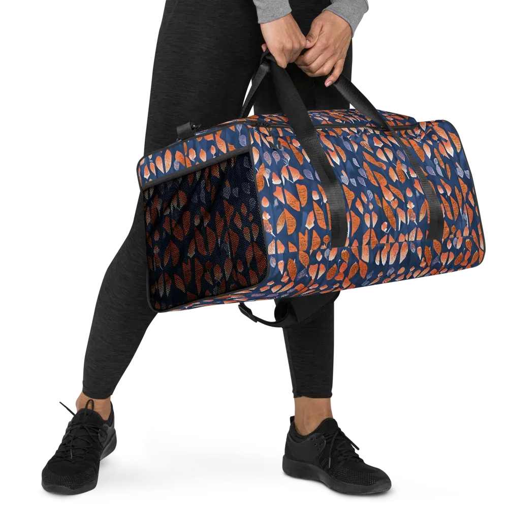 Ember Leaves on Duffle Bag — Right Front