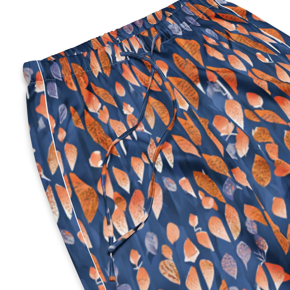Ember Leaves on Women's Pajama Pants — Product details