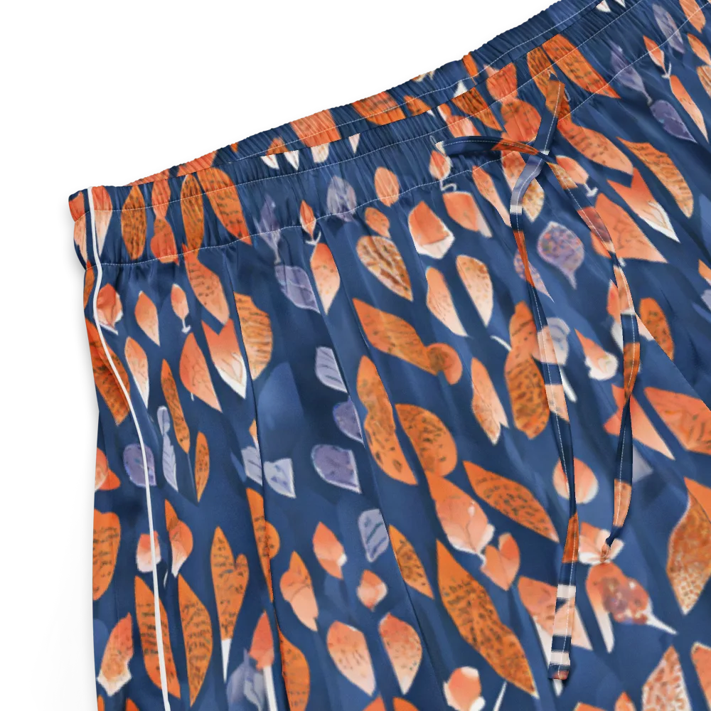 Ember Leaves on Women's Pajama Shorts — Product details