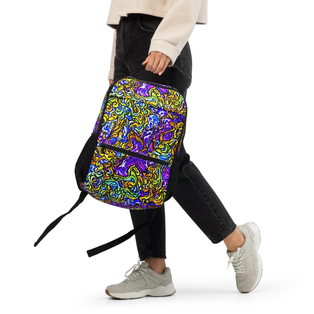 Jewel Frenzy on Utility Backpack — Front