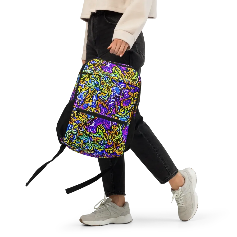 Jewel Frenzy on Utility Backpack — Front