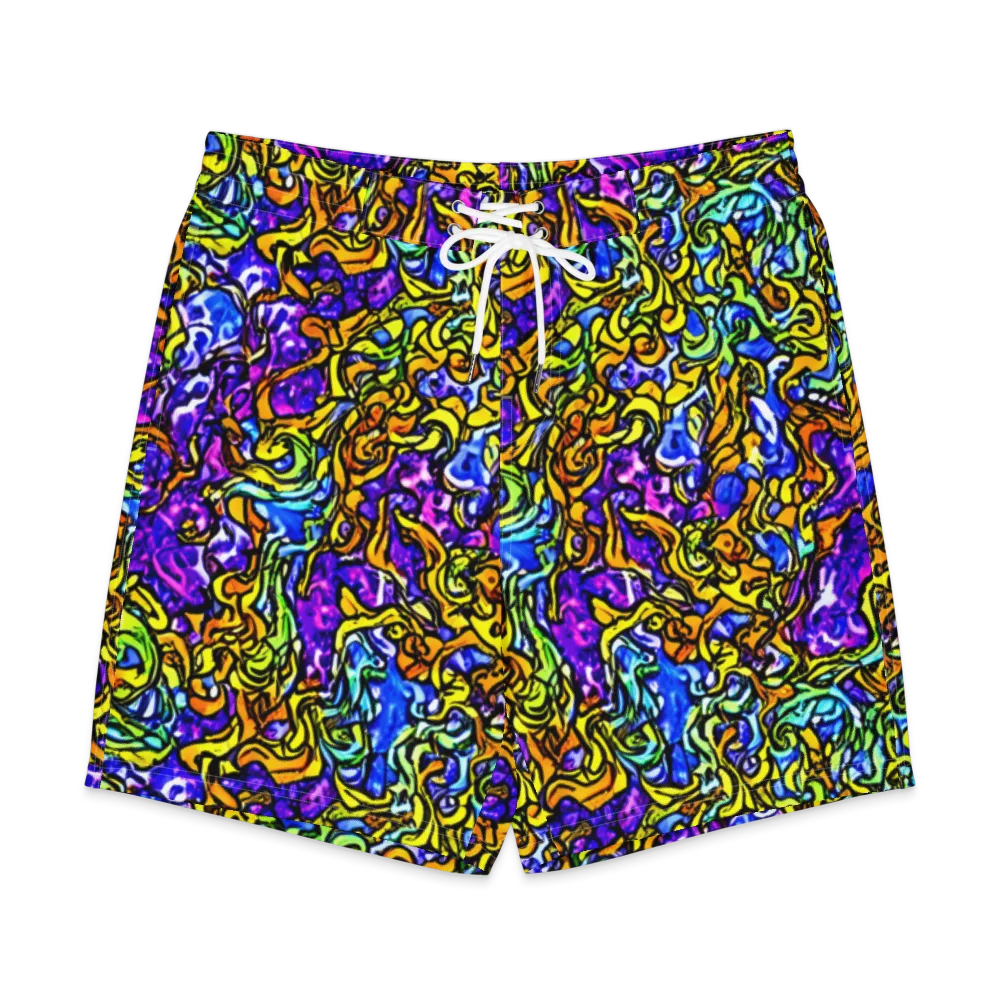 Jewel Frenzy on Men's Board Shorts — Front