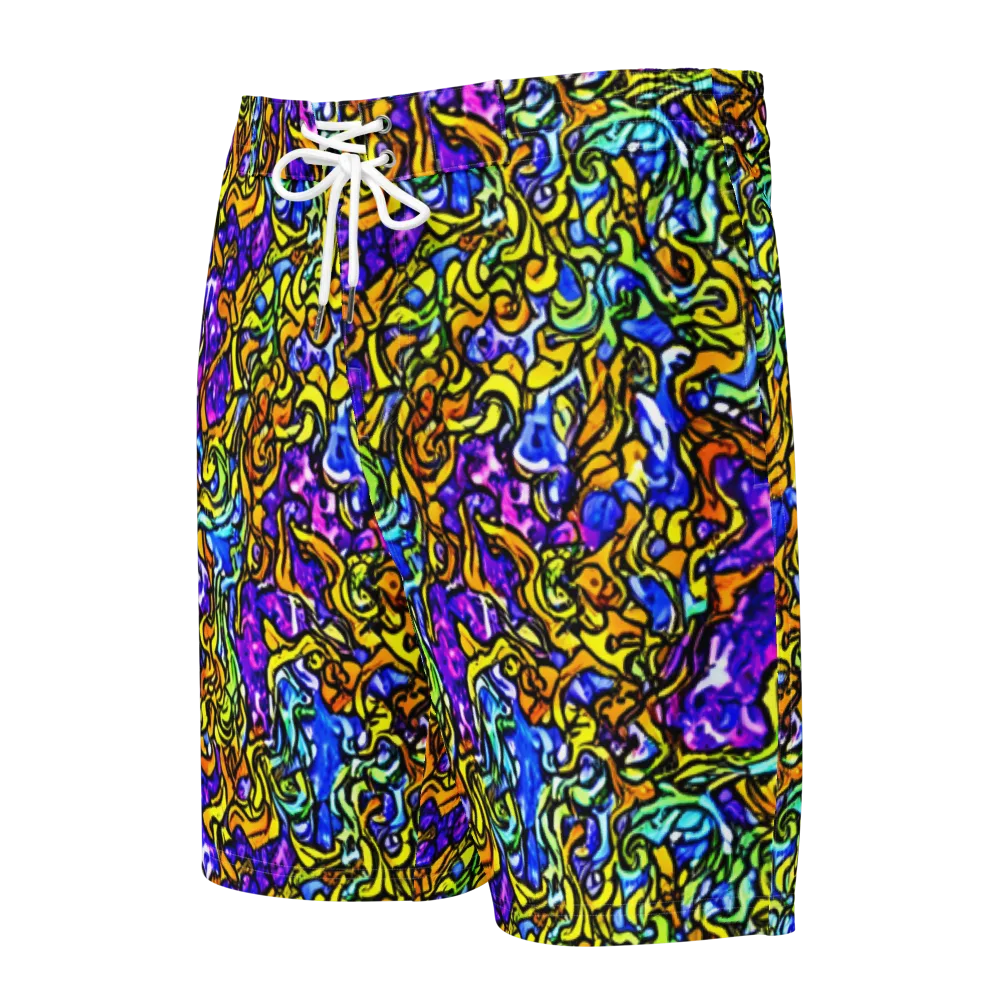Jewel Frenzy on Men's Board Shorts — Front