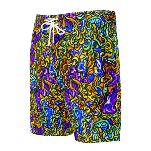 Jewel Frenzy on a Men's Board Shorts