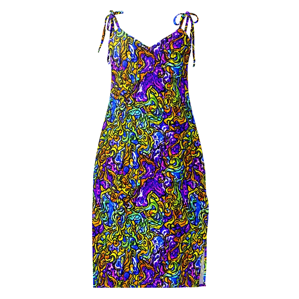 Jewel Frenzy on Slip Dress — Front