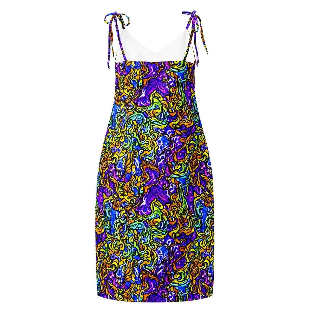 Jewel Frenzy on Slip Dress — Back