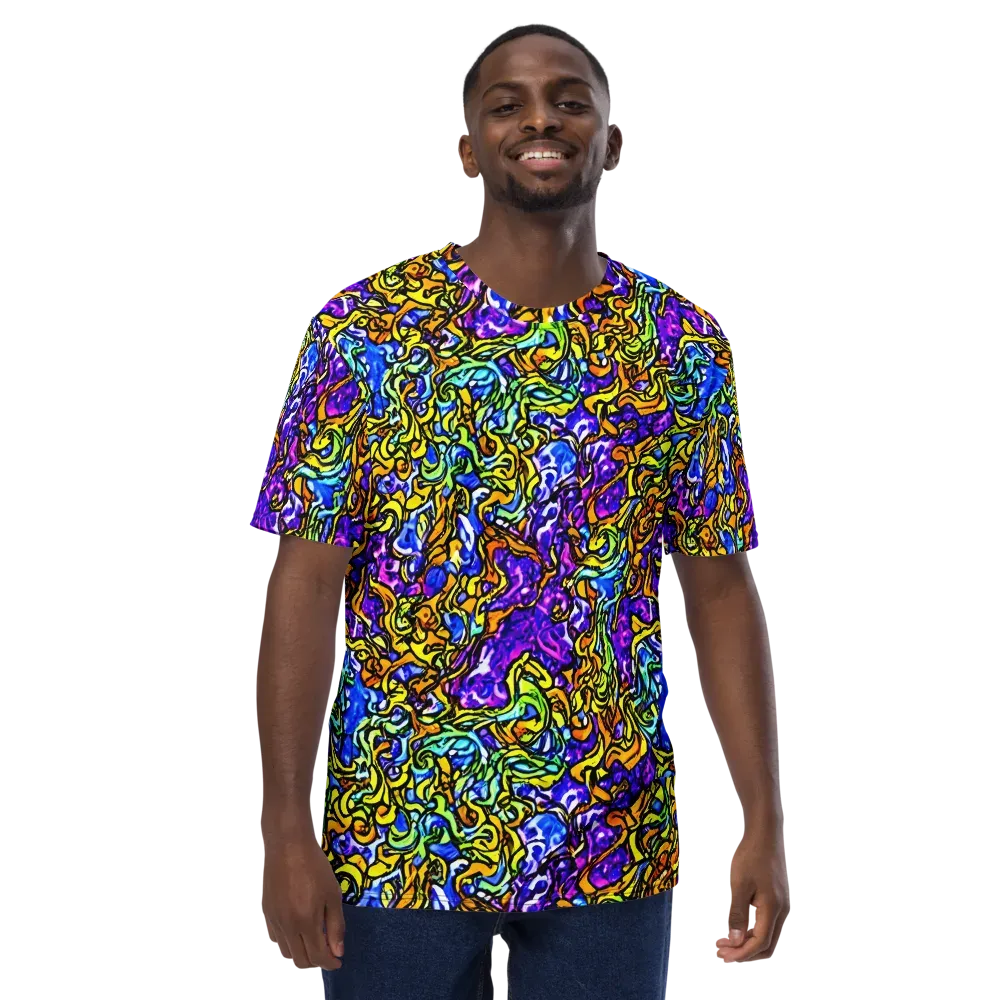 Jewel Frenzy on Men's Crew Neck T-Shirt — Front
