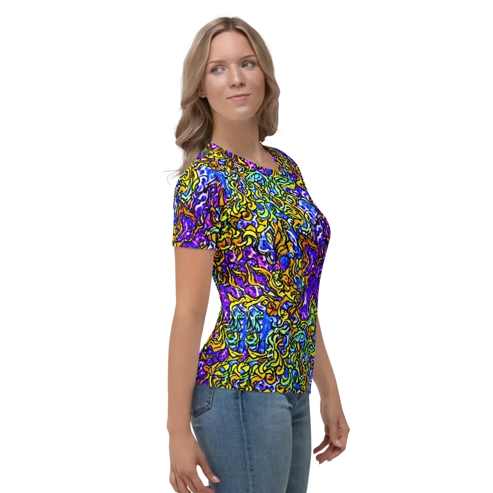 Jewel Frenzy on Women's Crew Neck T-Shirt — Right