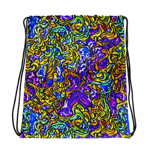 Jewel Frenzy on a Drawstring Bag