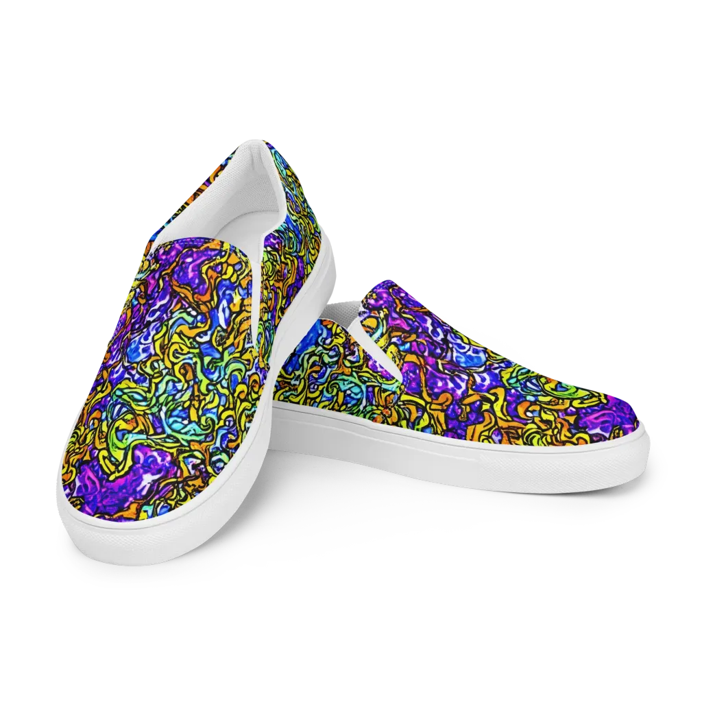 Jewel Frenzy on Women's Slip-On Canvas Shoes — Left Front