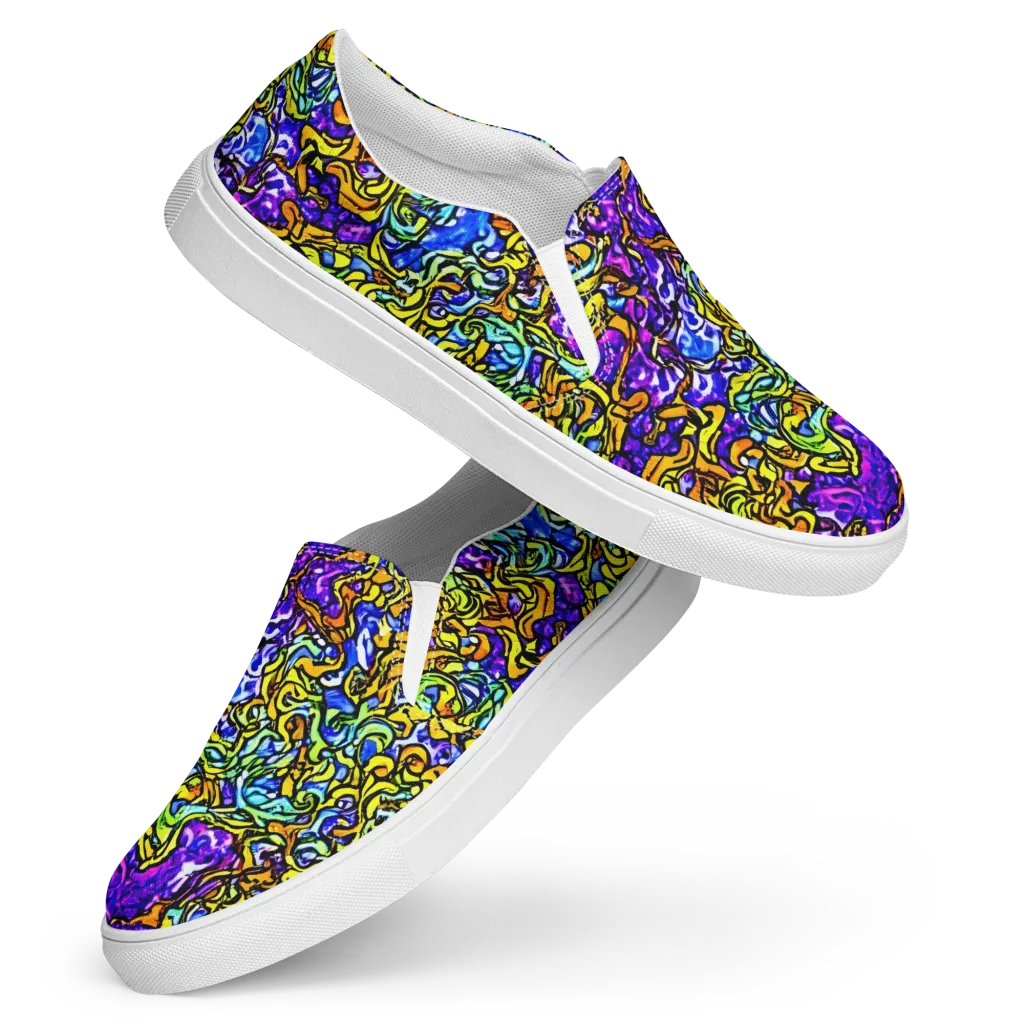 Jewel Frenzy on Women's Slip-On Canvas Shoes — Front