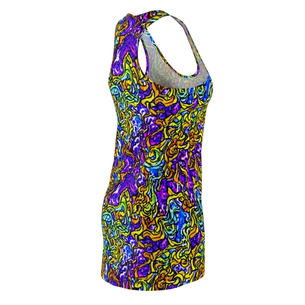 Jewel Frenzy on Racerback Dress — Back Side