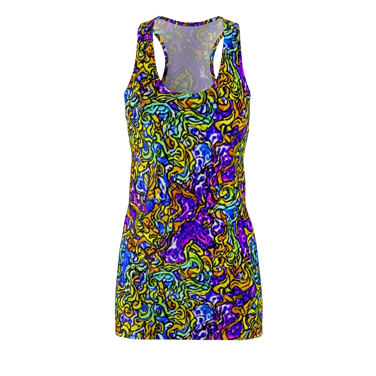 Jewel Frenzy on Racerback Dress — Front