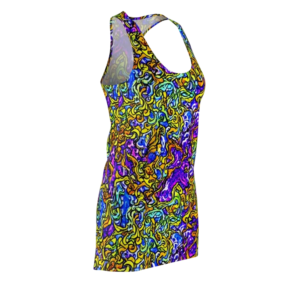 Jewel Frenzy on Racerback Dress — Front Side