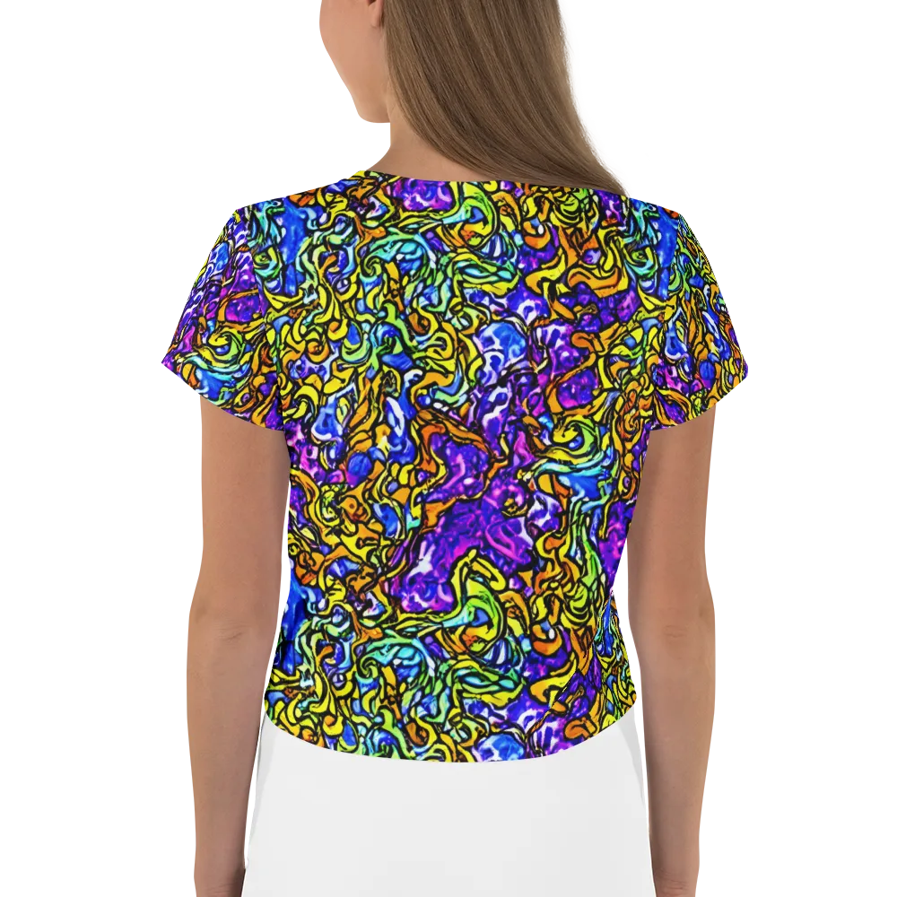 Jewel Frenzy on Crop Tee — Back
