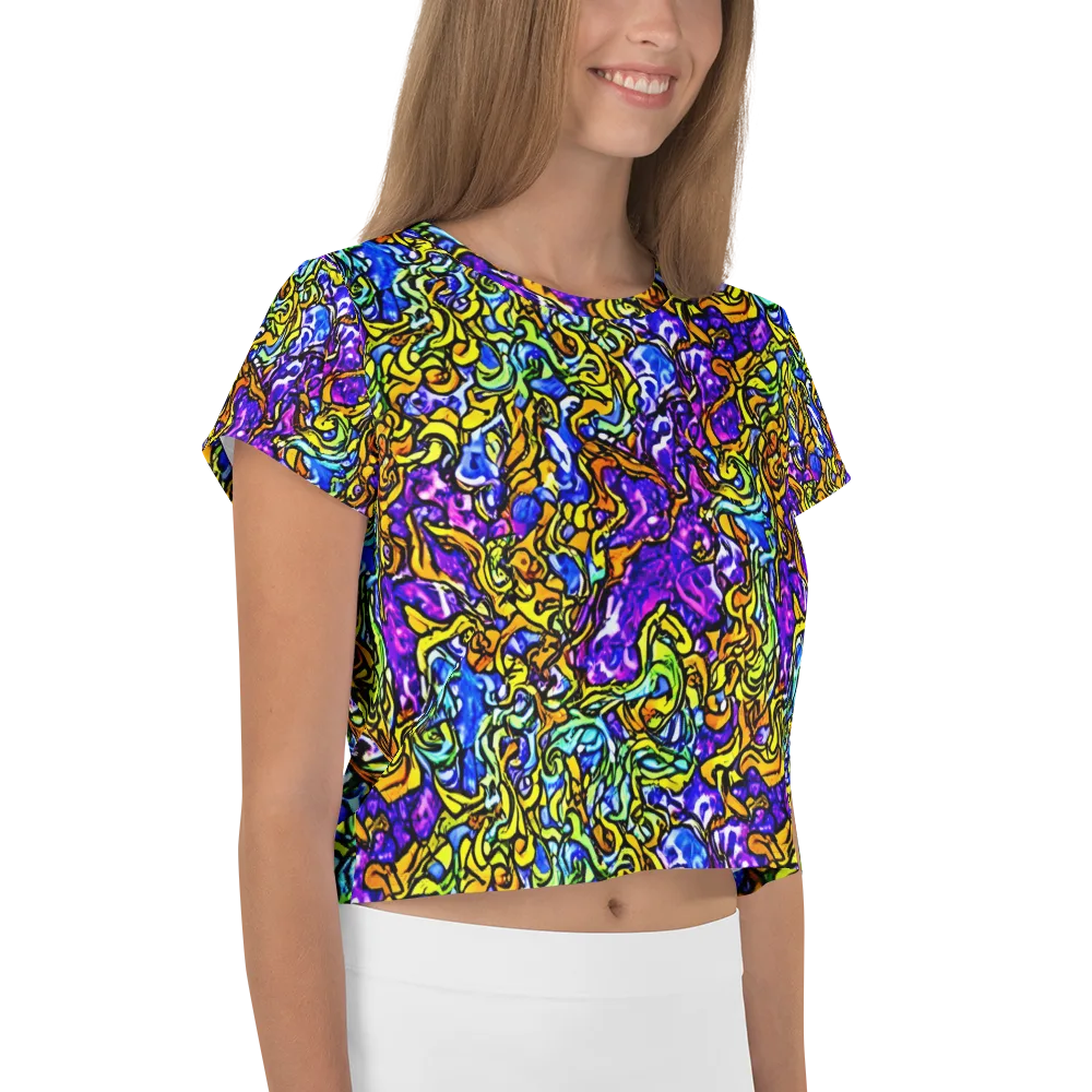 Jewel Frenzy on Crop Tee — Right