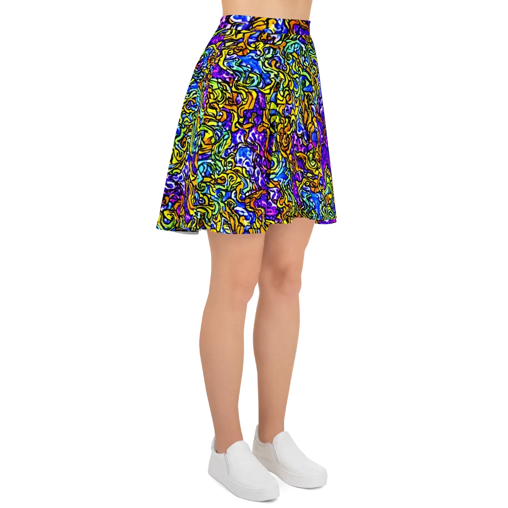 Jewel Frenzy on Skater Skirt — Right