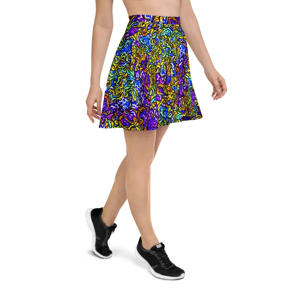 Jewel Frenzy on Skater Skirt — Right