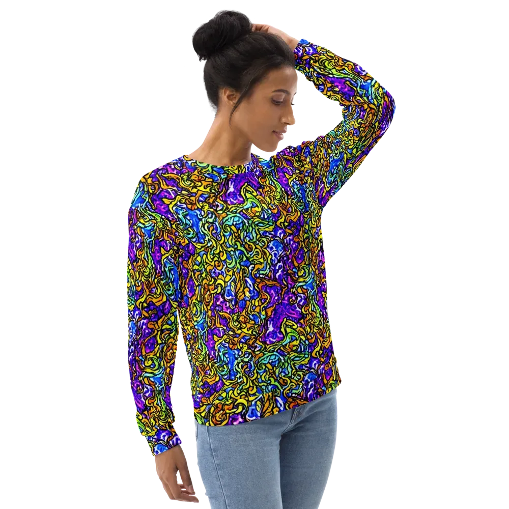 Jewel Frenzy on Sweatshirt — Right Front