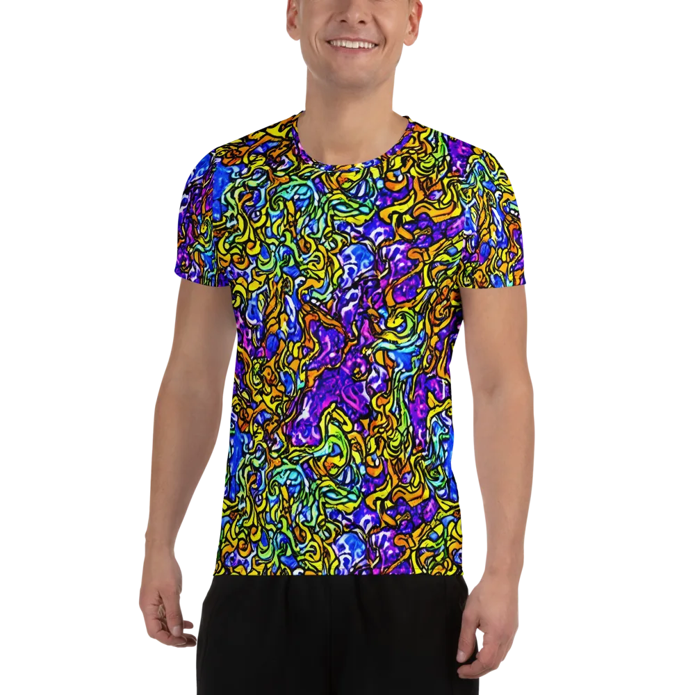 Jewel Frenzy on Men's Athletic T-Shirt — Front
