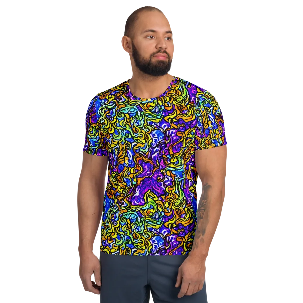 Jewel Frenzy on Men's Athletic T-Shirt — Front