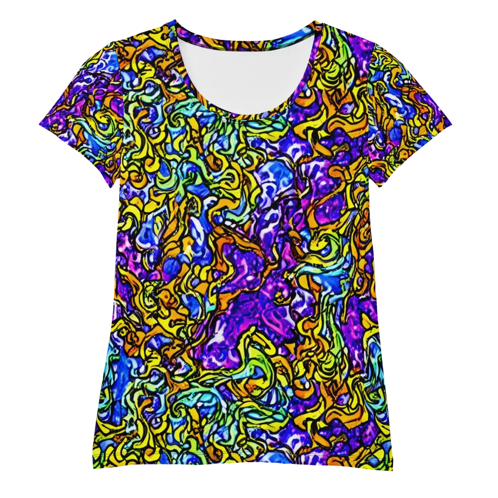 Jewel Frenzy on Women's Athletic T-Shirt — Front