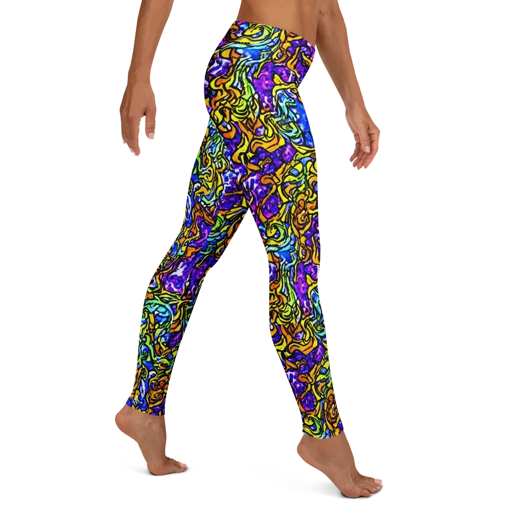 Jewel Frenzy on Leggings — Right