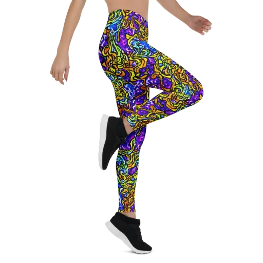 Jewel Frenzy on a Leggings