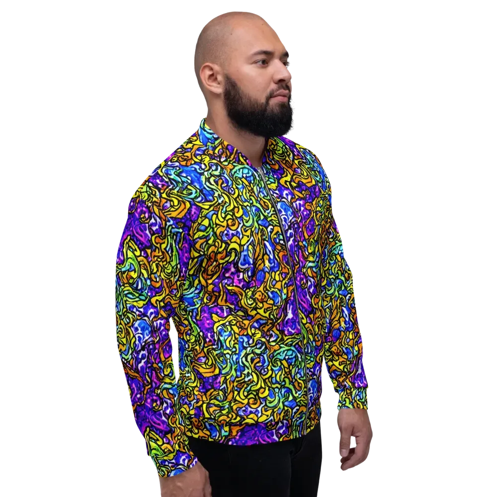 Jewel Frenzy on Bomber Jacket — Right
