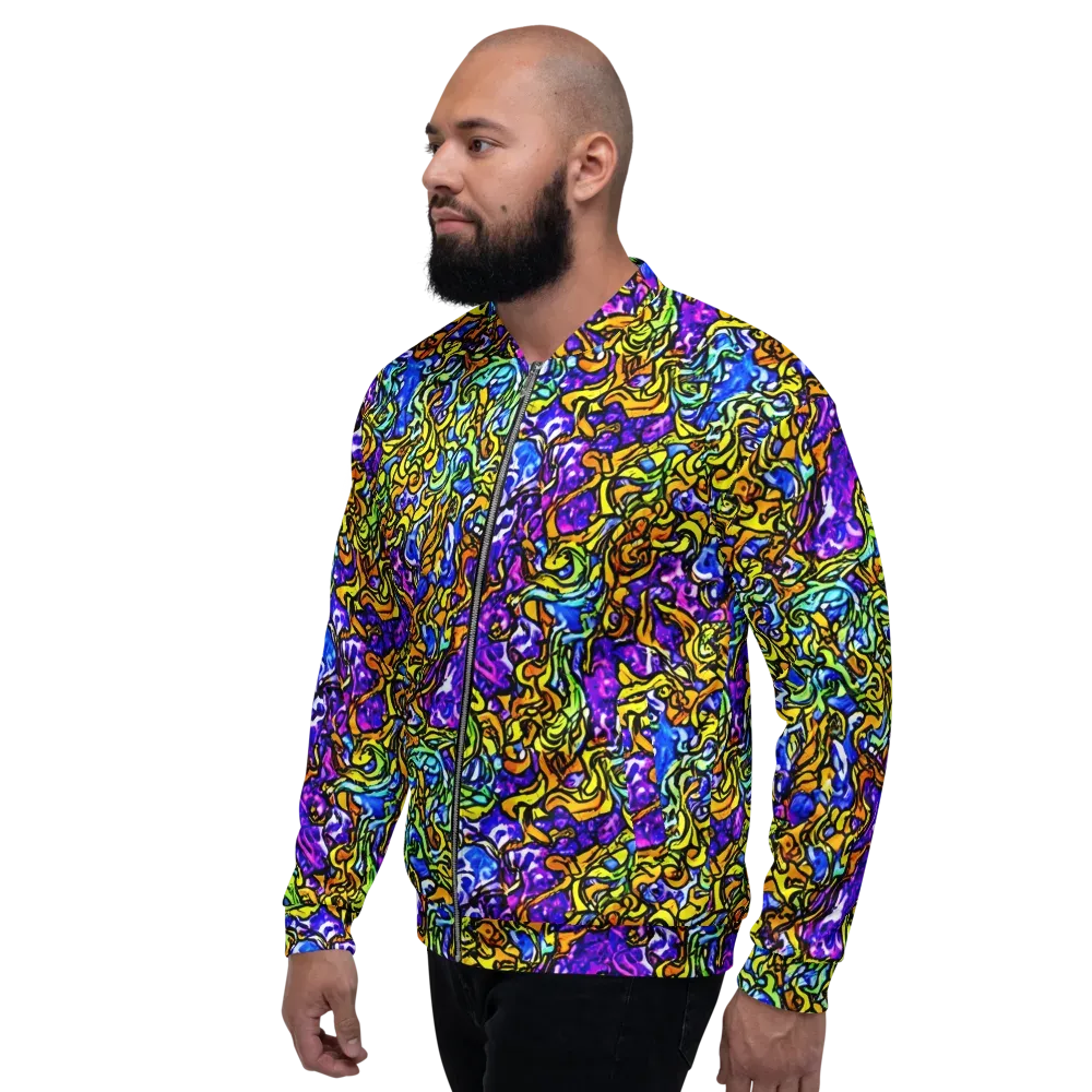 Jewel Frenzy on Bomber Jacket — Left