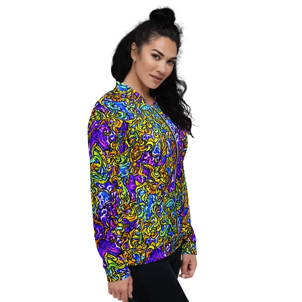 Jewel Frenzy on Bomber Jacket — Right