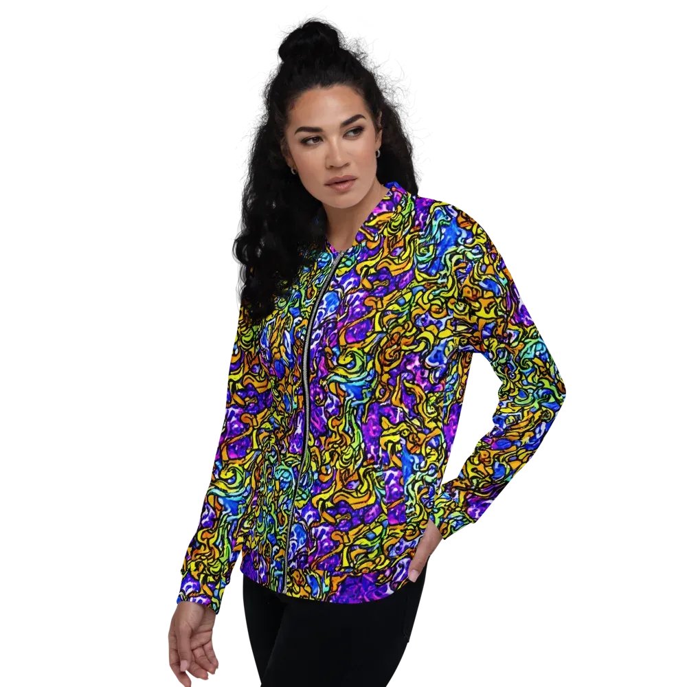 Jewel Frenzy on Bomber Jacket — Left