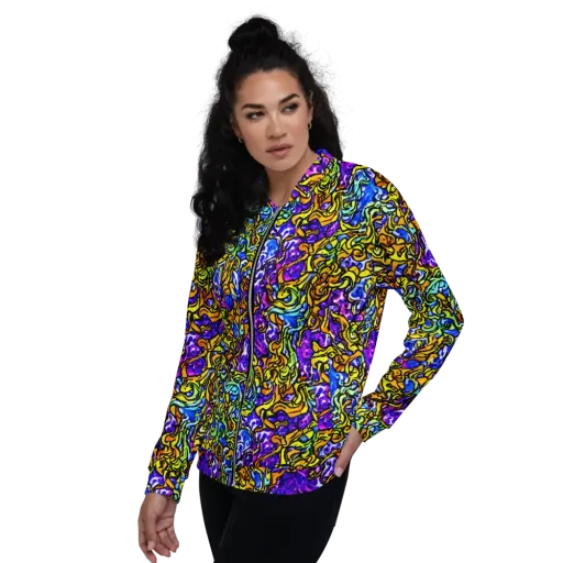 Jewel Frenzy on a Bomber Jacket