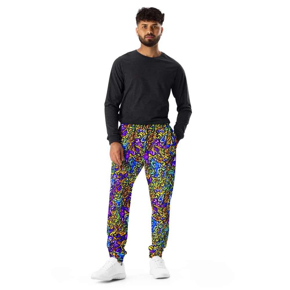 Jewel Frenzy on Men's Joggers — Front